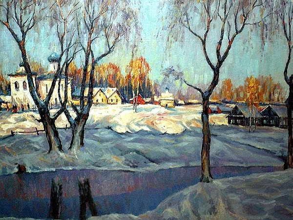 Зимний пейзаж. Наим Ламидов